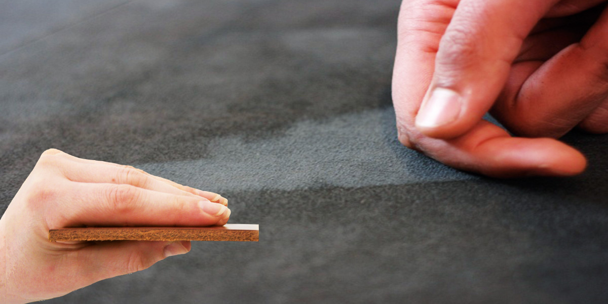 Lederboden Velour Dicke