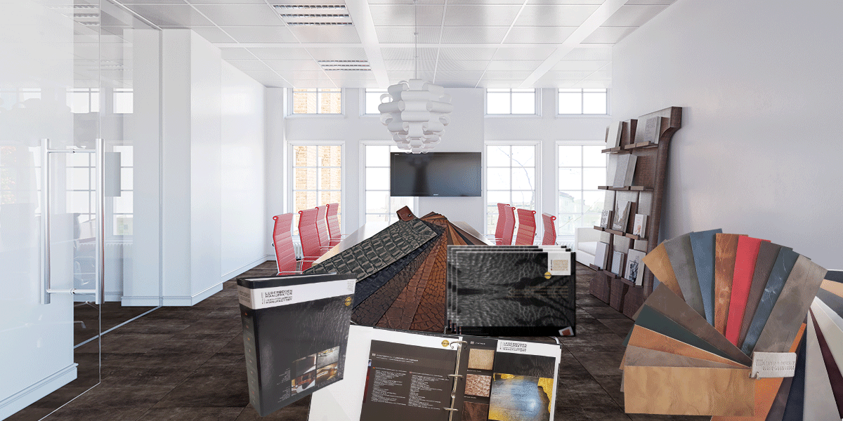 Kollektionsmappe für Lederboden und Lederwand